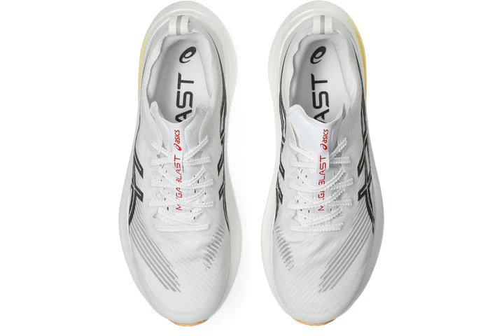 ASICS UNISEX MEGABLAST - BLANCO/NARANJA BRILLO