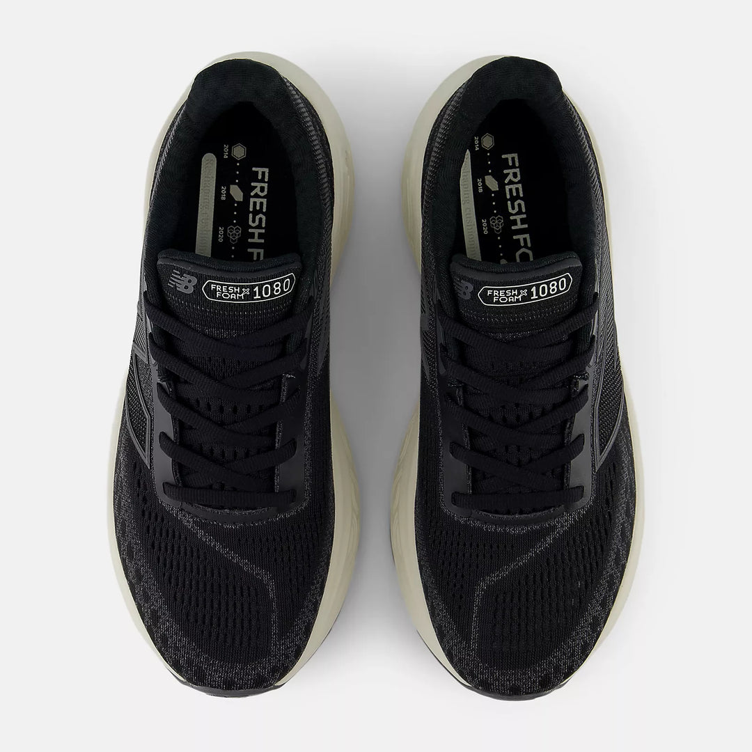 New Balance Womens 1080V14- Black/Phantom/Sea Salt (W1080B14)
