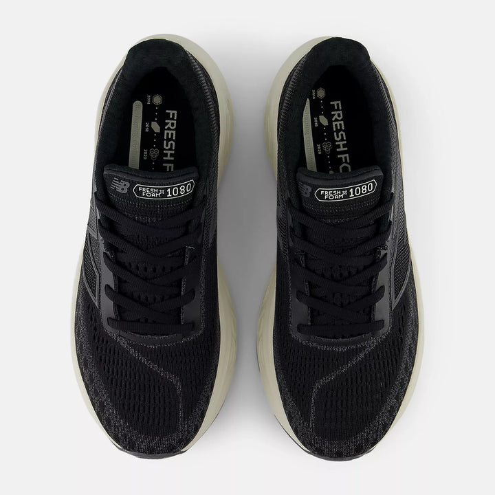 New Balance Womens 1080V14- Black/Phantom/Sea Salt (W1080B14)
