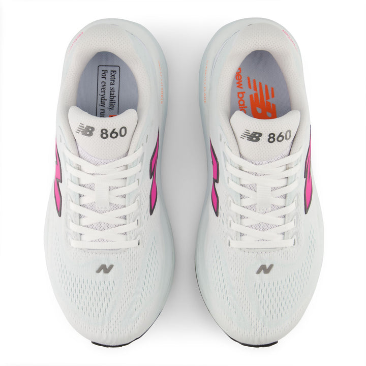 New Balance Womens Fresh Foam X 860 V15 - WHITE 2 (Wide)