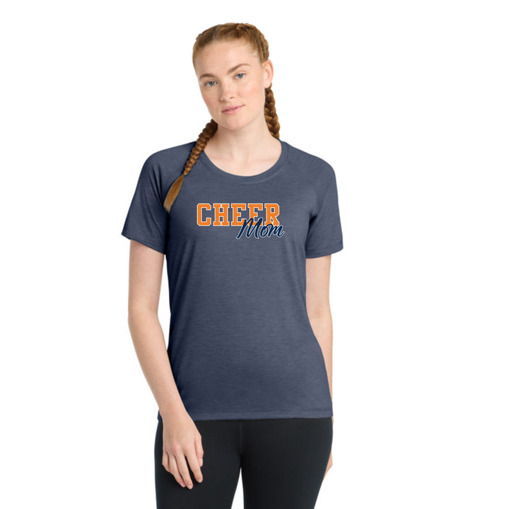 Walpole Youth Cheer -  Women's Tri-Blend Wicking Raglan Tee (LST400)