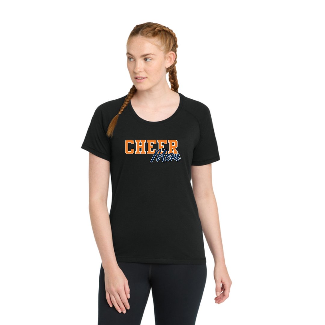 Walpole Youth Cheer -  Women's Tri-Blend Wicking Raglan Tee (LST400)