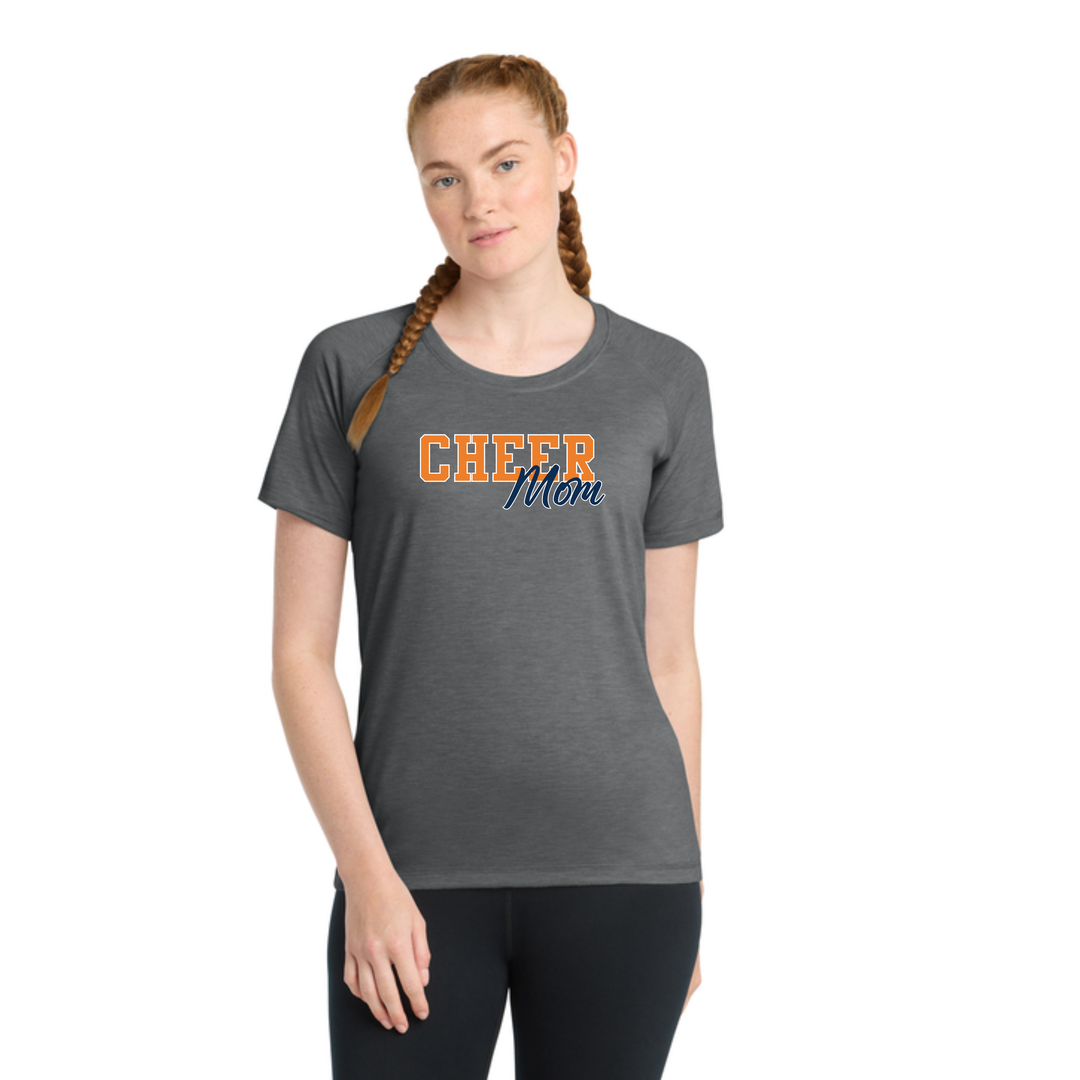 Walpole Youth Cheer -  Women's Tri-Blend Wicking Raglan Tee (LST400)