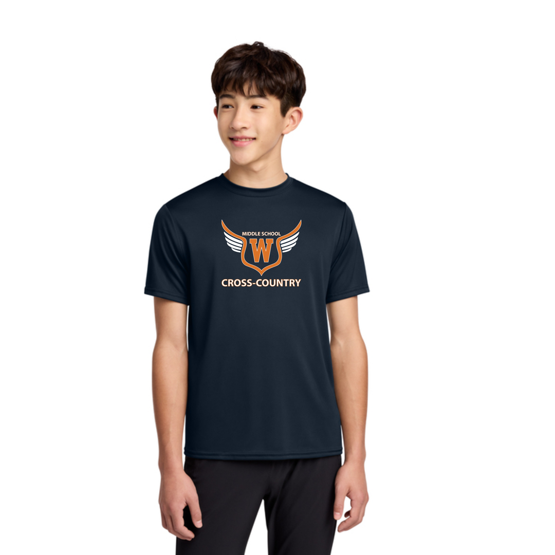 Walpole Middle School Cross Country - Youth Unisex Performance T-Shirt (PC380Y)