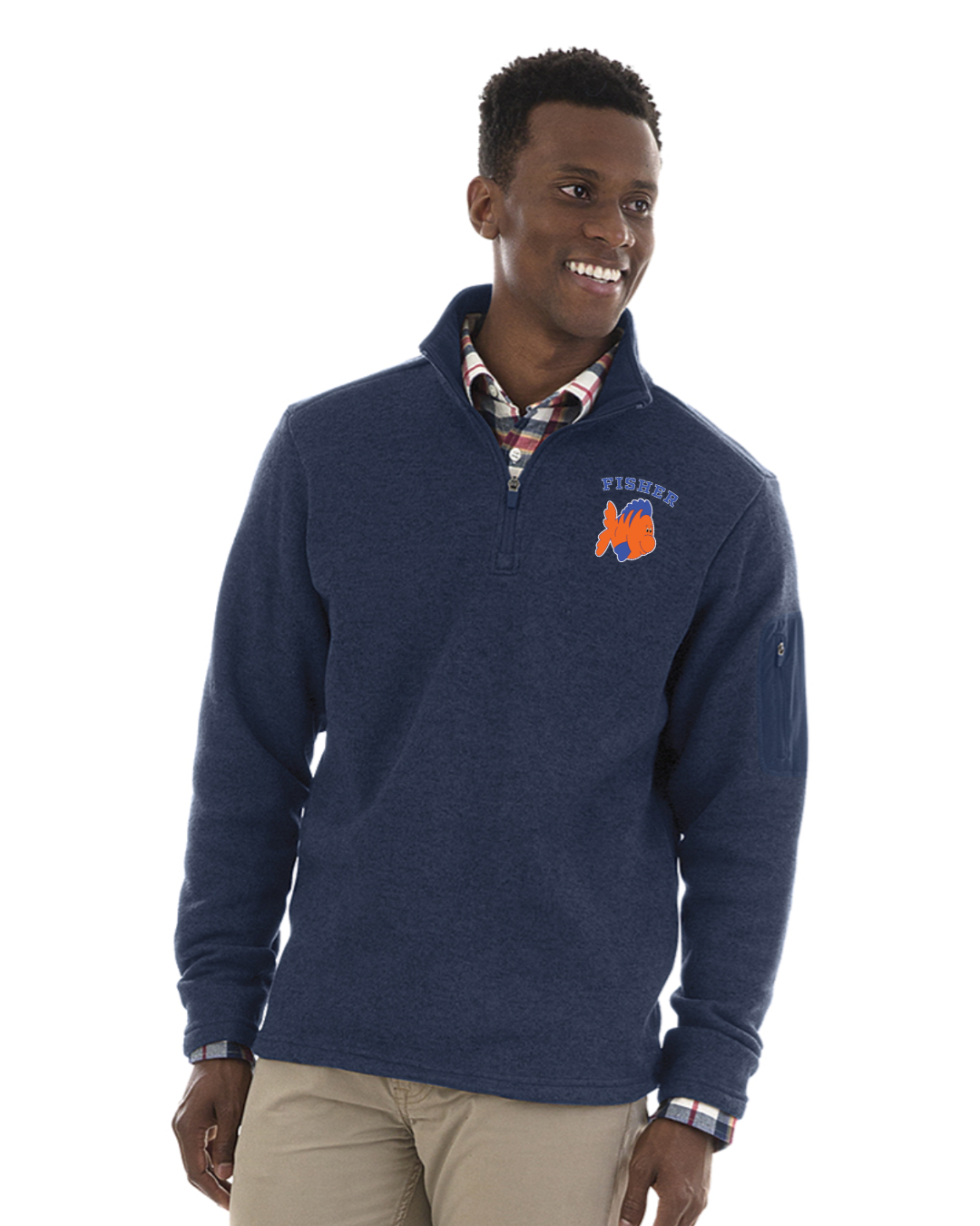 Walpole Teachers - Men's Heathered Fleece Pullover (9312)