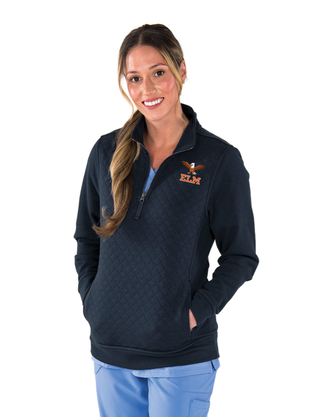 Walpole Teachers- Womens Franconia Quilted Pullover (5368)