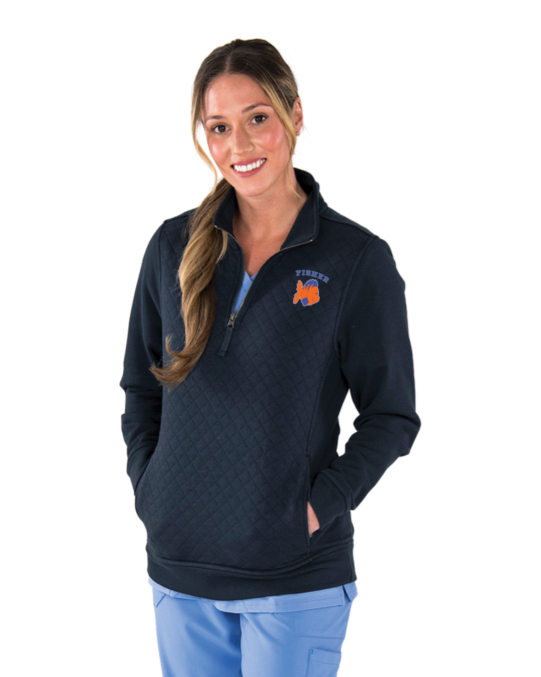 Walpole Teachers- Womens Franconia Quilted Pullover (5368)