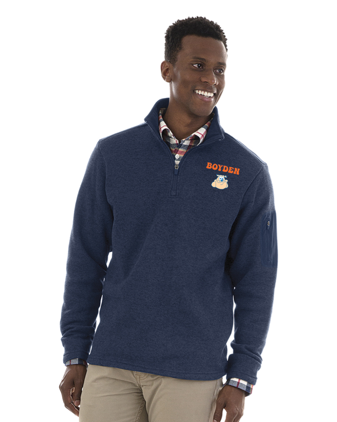 Walpole Teachers - Men's Heathered Fleece Pullover (9312)