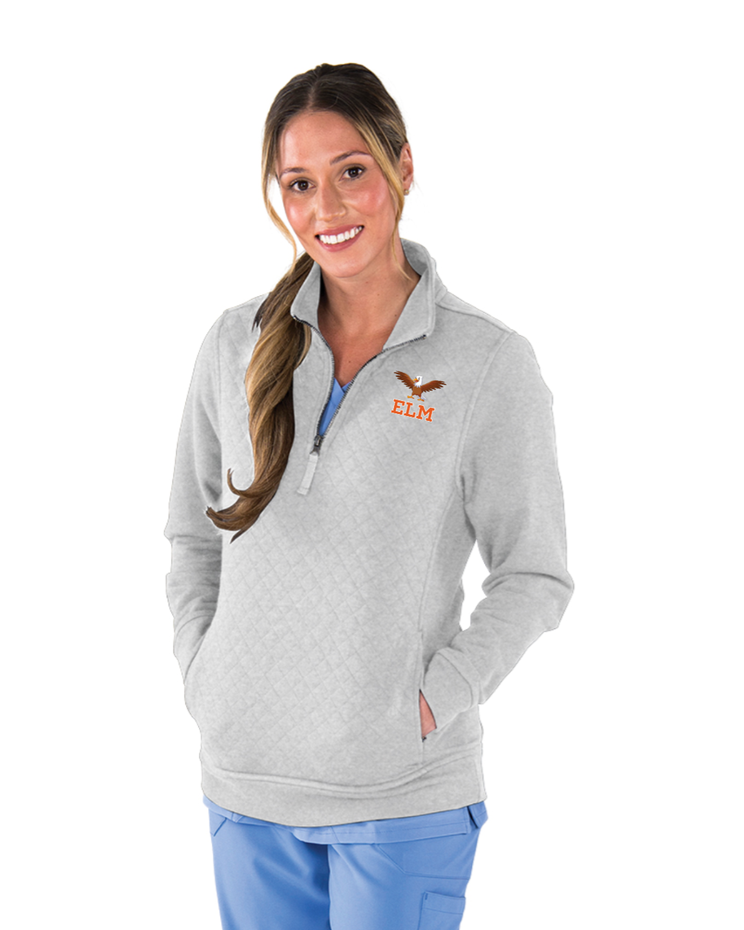 Walpole Teachers- Womens Franconia Quilted Pullover (5368)
