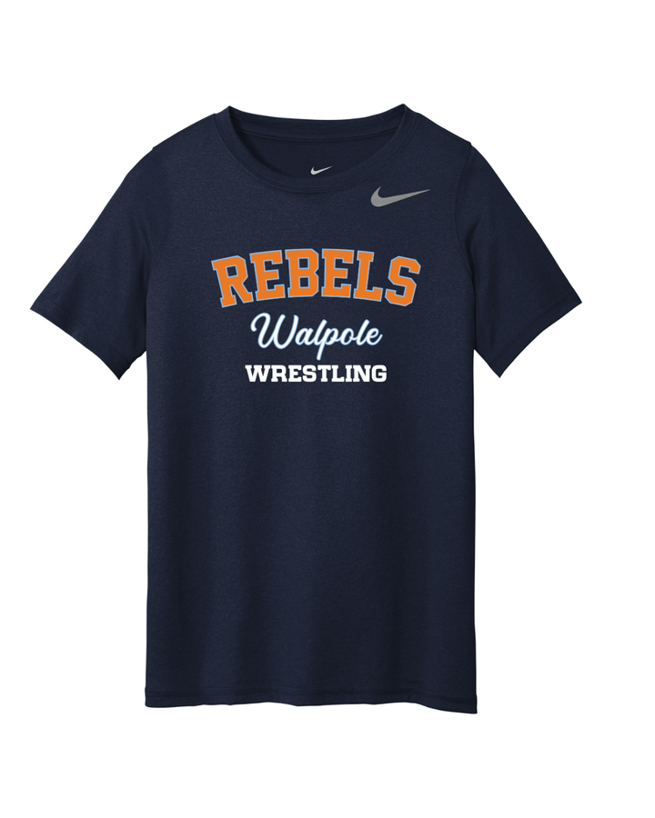 Walpole Youth Wrestling- Nike Youth Team rLegend Tee - (DV7317)