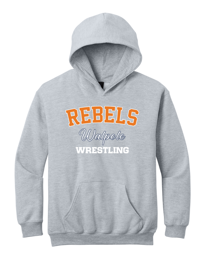 Sudadera con capucha de polar de peso medio Walpole Youth Wrestling Softstyle® (SF500B)