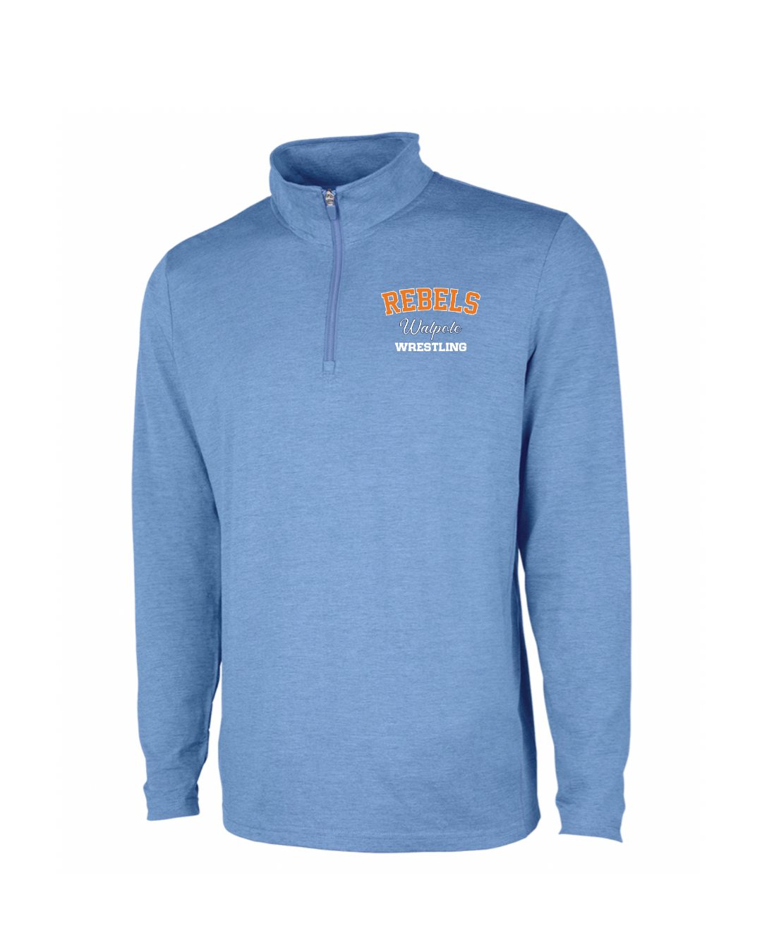 Walpole Youth Wrestling-Men's Vista Tri-Blend Quarter Zip (9636)