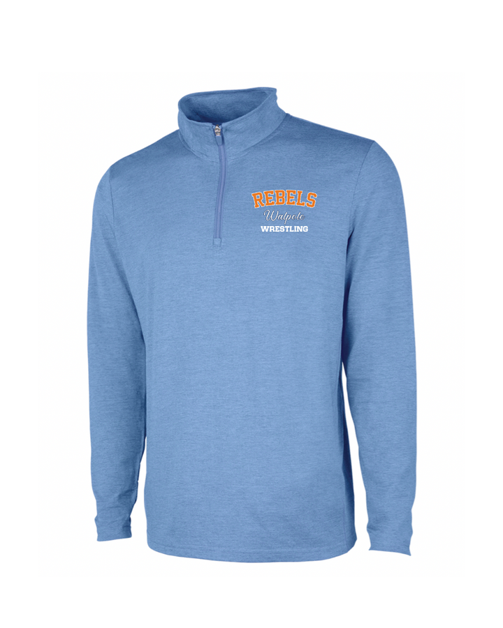 Walpole Youth Wrestling-Men's Vista Tri-Blend Quarter Zip (9636)