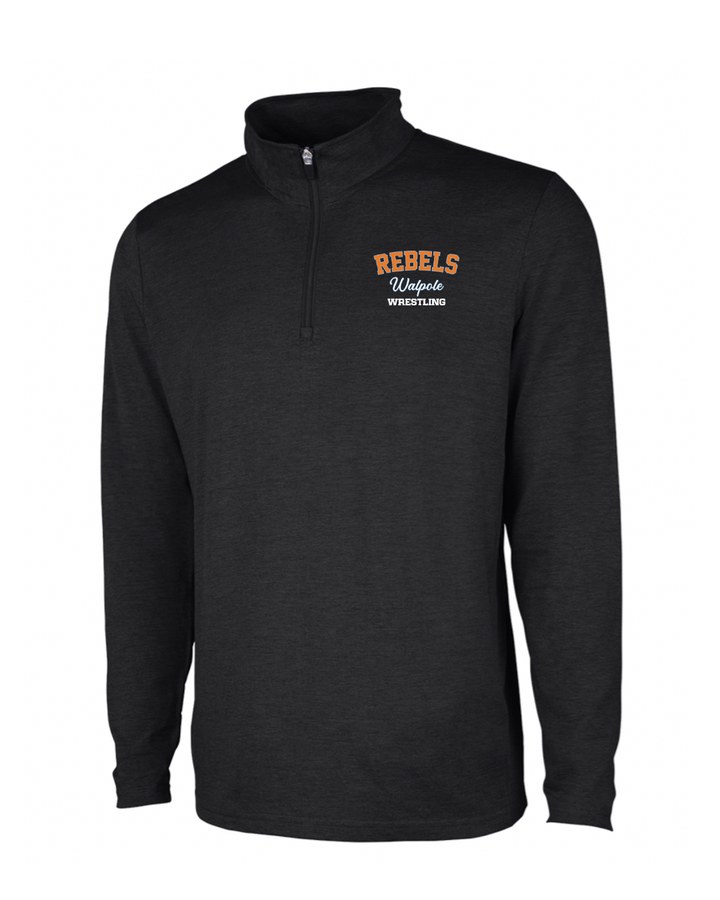 Walpole Youth Wrestling-Men's Vista Tri-Blend Quarter Zip (9636)