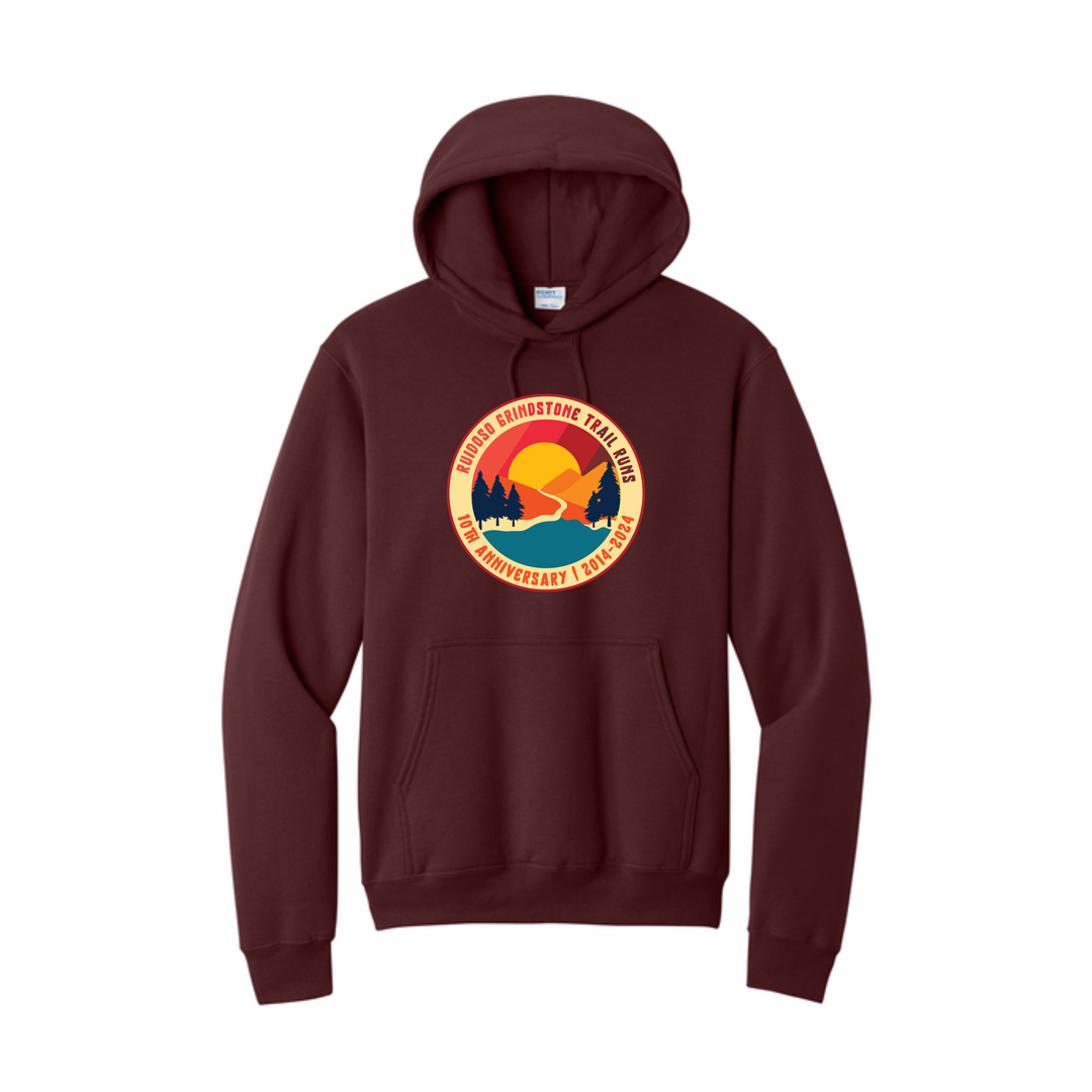 Grindstone Trail Runs - Unisex Fleece Pullover Hooded Sweatshirt (PC78H)