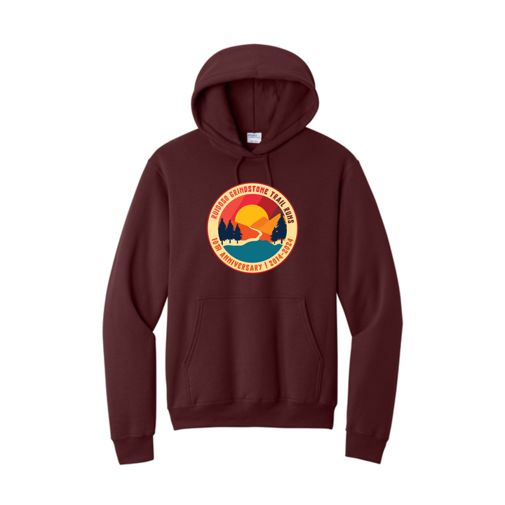 Grindstone Trail Runs - Unisex Fleece Pullover Hooded Sweatshirt (PC78H)