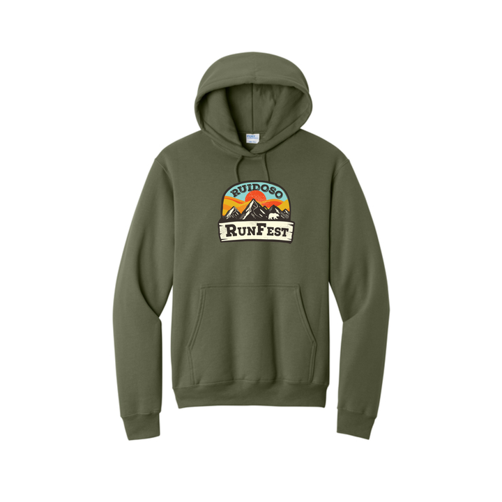 Ruidoso Run Fest - Unisex Fleece Pullover Hooded Sweatshirt (PC78H)