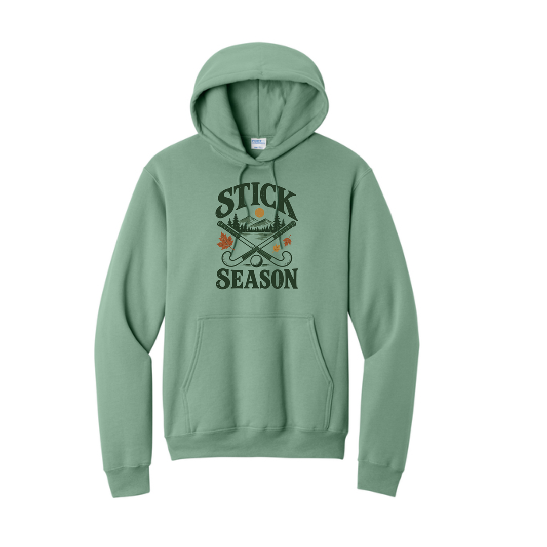 Warrior Field Hockey- "Stick Season" Unisex Fleece Pullover Hooded Sweatshirt (PC78H)