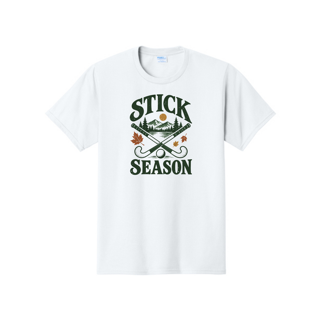 Warrior Field Hockey- "Stick Season" Adult Easy Cotton Tee (PC43)