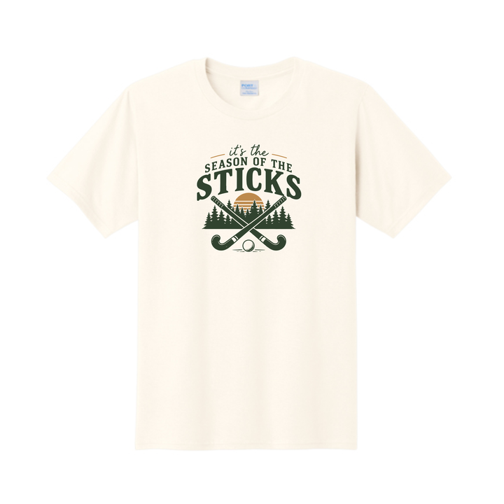Warrior Field Hockey- "Season Of The Sticks" Adult Easy Cotton Tee (PC43)