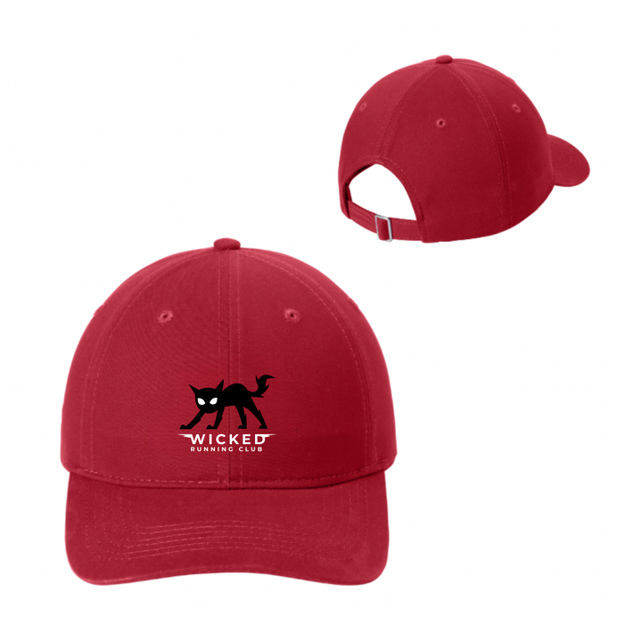 Wicked Running Club - Brushed Twill Low Profile Cap (CP77)