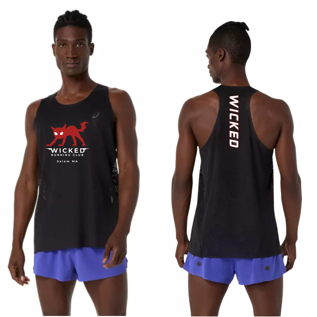 Wicked Running Club - ASICS Men's Metarun Singlet Black (2011D508-001)
