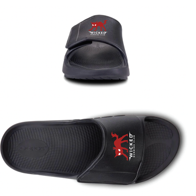 Wicked Running Club - Sandalias deportivas flexibles Oofos OOahh (1550)