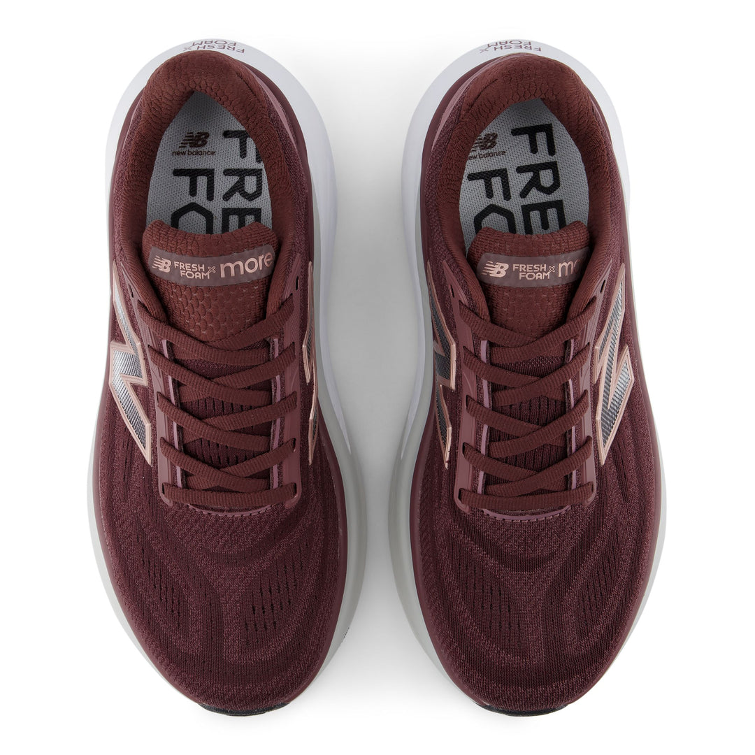 New Balance Womens Fresh Foam X More V6 - CHERRY LEATHER