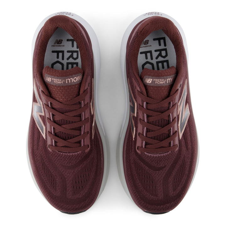 New Balance Womens Fresh Foam X More V6 - CHERRY LEATHER