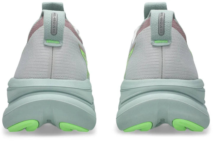 ASICS GEL-NIMBUS 28 para mujer - GRIS NUBE/VERDE ILUMINADO