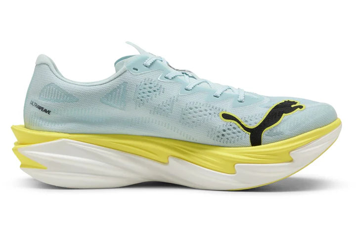 Men's Puma DEVIATE NITRO ELITE 4 - FRESH WATER-LEMON CRUSH-PUMA BLACK-PUMA WH
