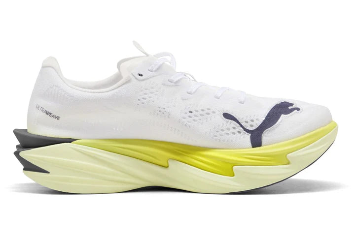 Women's Puma DEVIATE NITRO ELITE 4 - PUMA WHITE-APPLE SPRITZ-LUX LIME