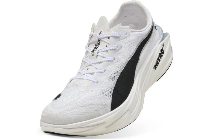 Women's Puma DEVIATE NITRO ELITE 4 - PUMA WHITE-PUMA BLACK