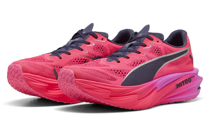 Women's Puma DEVIATE NITRO ELITE 4 PUMA X HYROX - PURE PINK-ELECTRIC ORCHID-DEEP PLUM