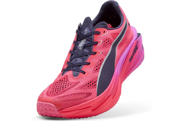 Women's Puma DEVIATE NITRO ELITE 4 PUMA X HYROX - PURE PINK-ELECTRIC ORCHID-DEEP PLUM