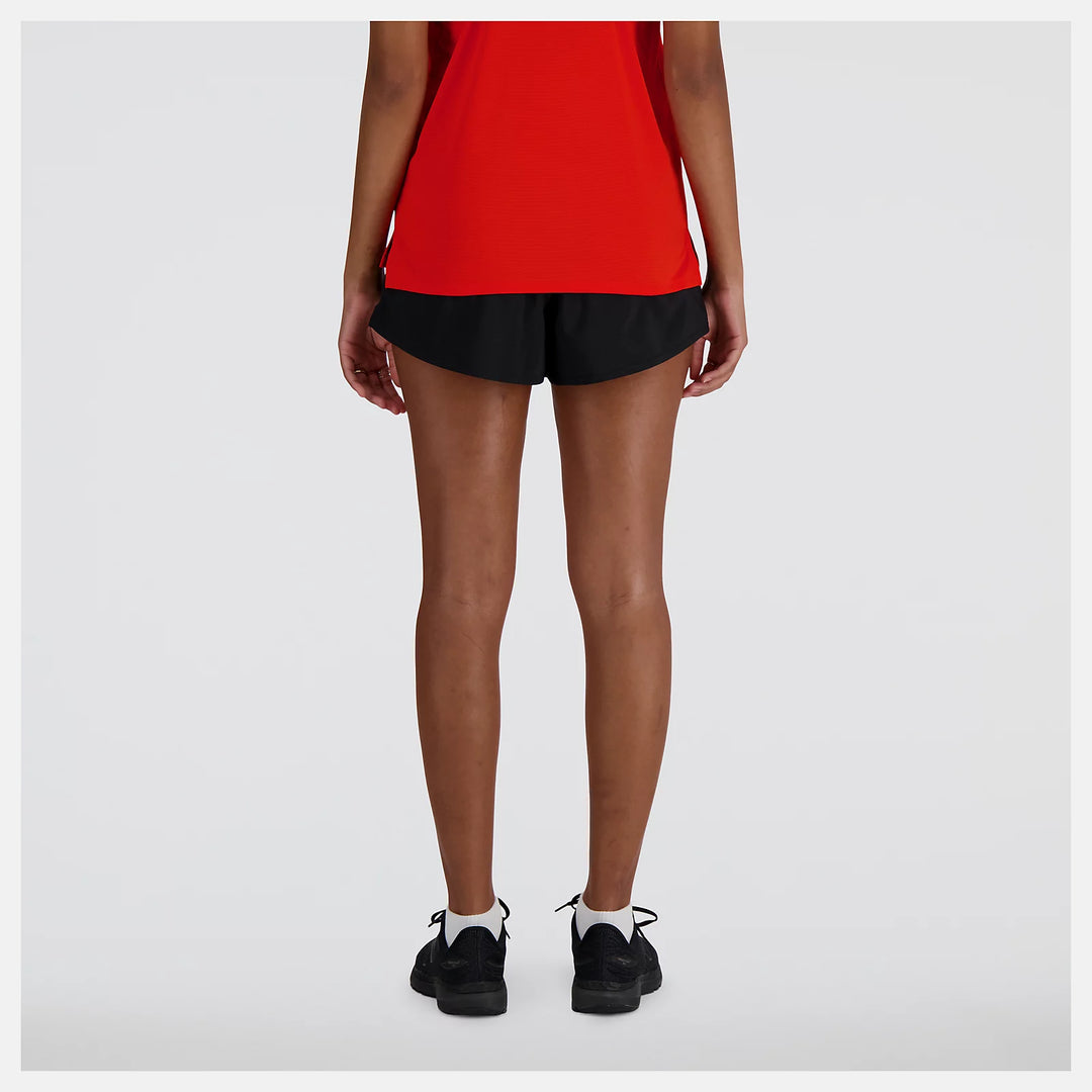 New Balance Sport Essentials Short 3" - Black - WOMEN (WS41226)