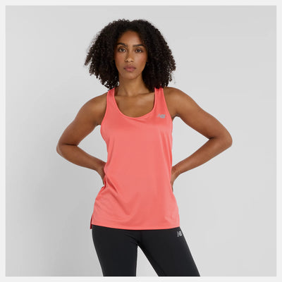 Camiseta de tirantes New Balance Sport Essentials - Rojo Drift - MUJER
