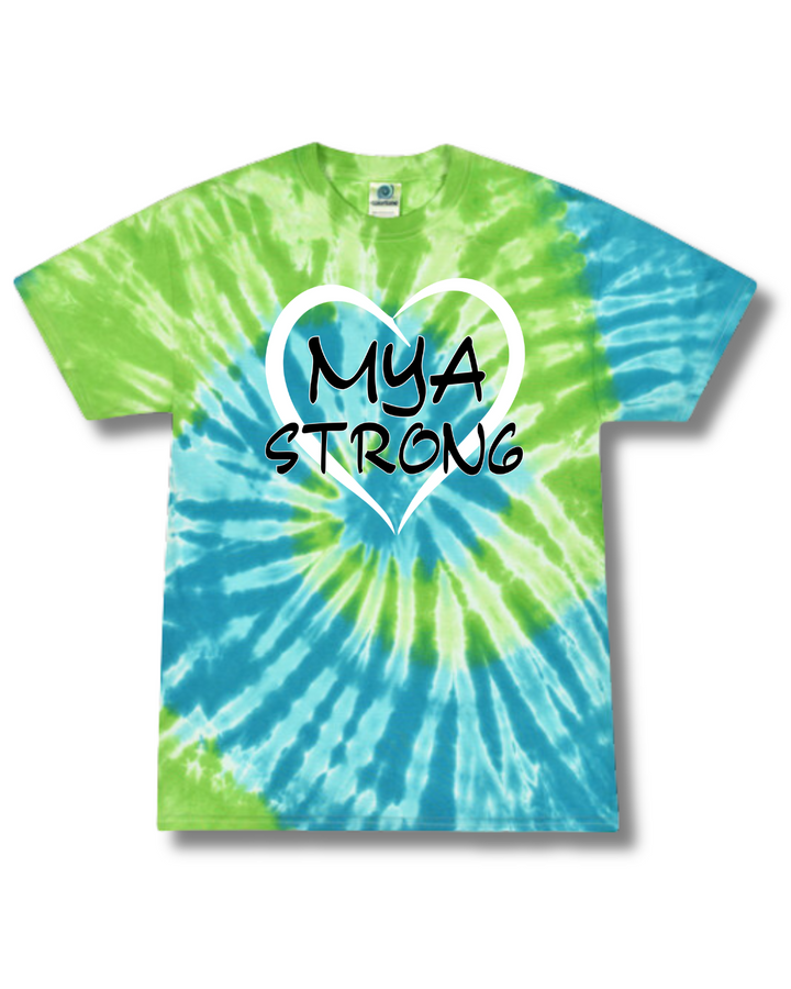 Camiseta juvenil con efecto tie-dye de Mya Strong (CD100Y) 