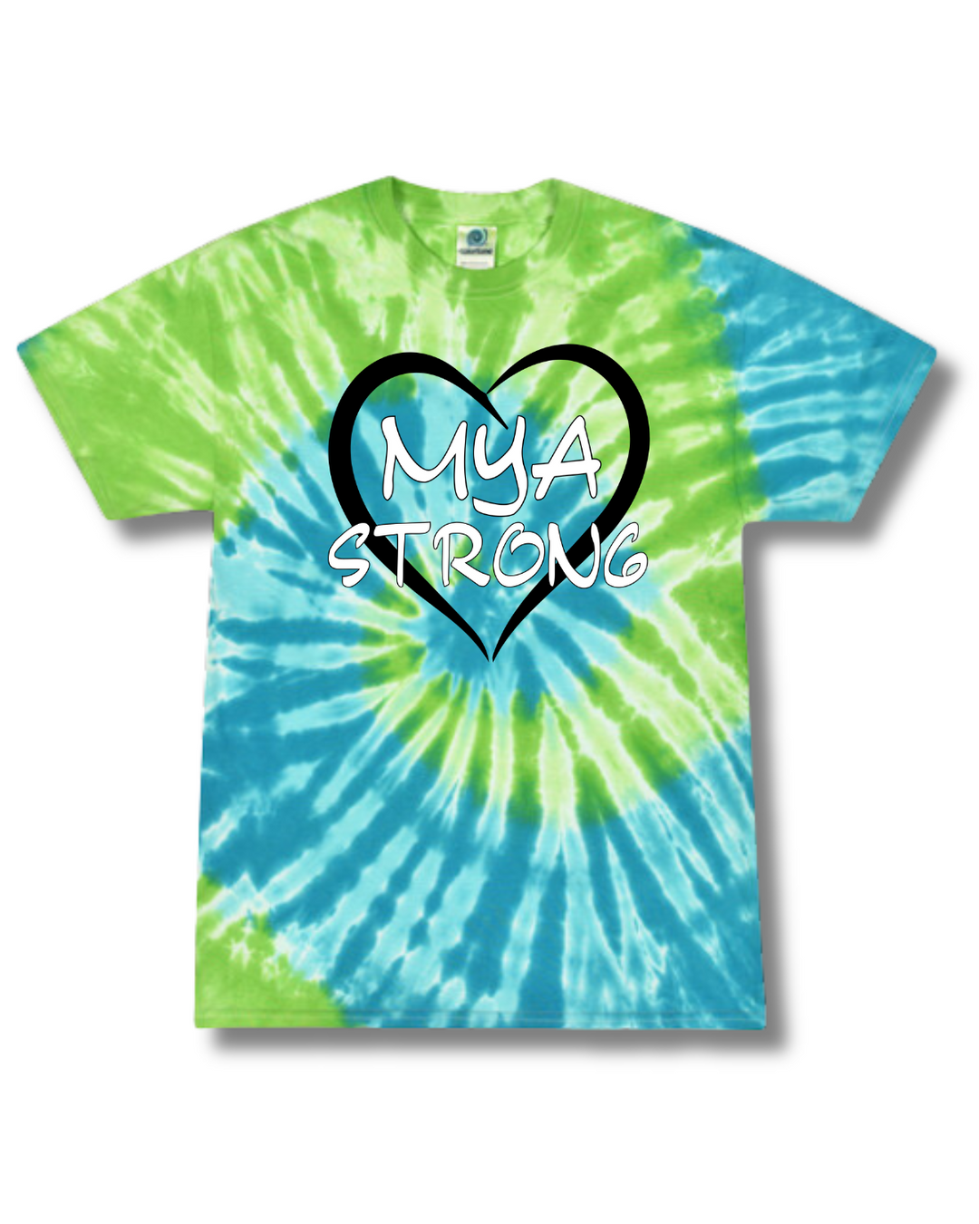 Camiseta juvenil con efecto tie-dye de Mya Strong (CD100Y) 