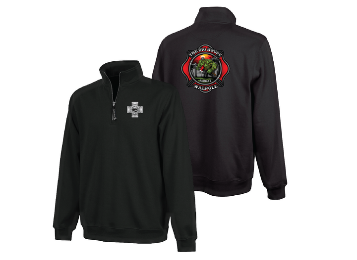 Walpole FD YOUTH CROSSWIND QUARTER ZIP SWEATSHIRT (8159)