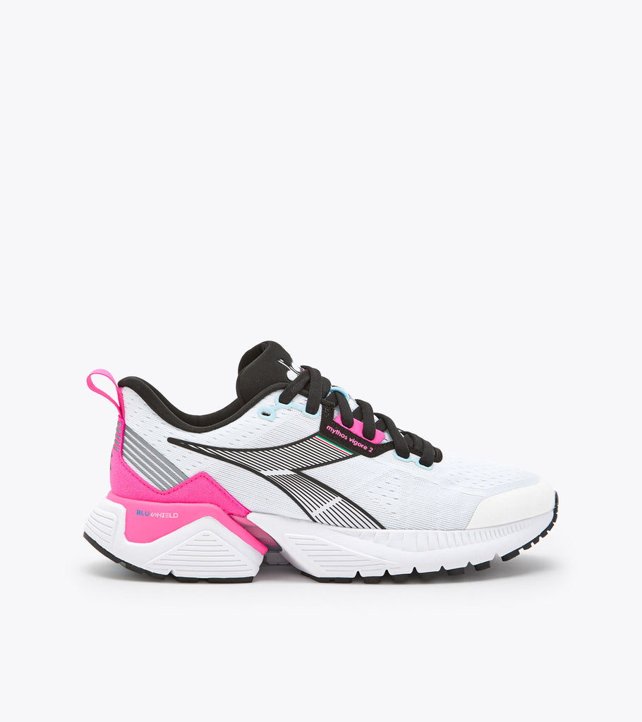Diadora Mythos Vigore 2 Shoes Womens Size 7.5 Running BluShield Sneakers Shop Grey Womens Mythos Blushield Vigore 2 Running Shoes  main image 3