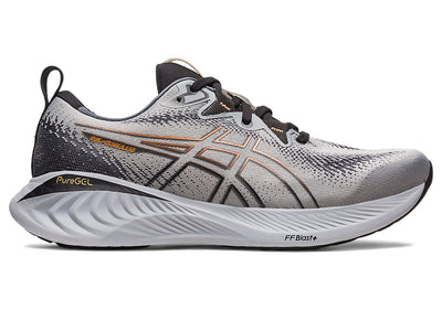 Zapatillas de deporte Asics Gel Cumulus 25 Wide para hombre, color Sheet Rock/Sun Peach (1011B620-020)