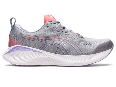 Zapatillas de deporte Asics Gel Cumulus 25 Wide para mujer, color Sheet Rock/Papya (1012B439-020)