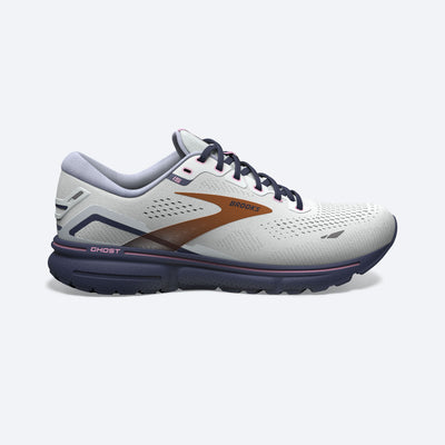 Brooks Womens Ghost 15 Wide - Spa Blue/Neo Pink/Copper (1203801D492)