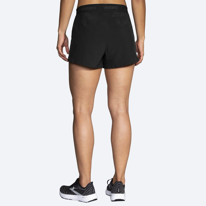 Brooks Womens Chaser 3" Short- Black (221463006)