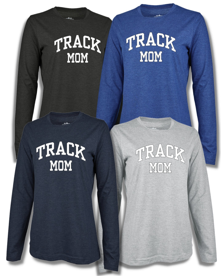 Track Mom Womens Comfort Core Long Sleeve Crew (2330)