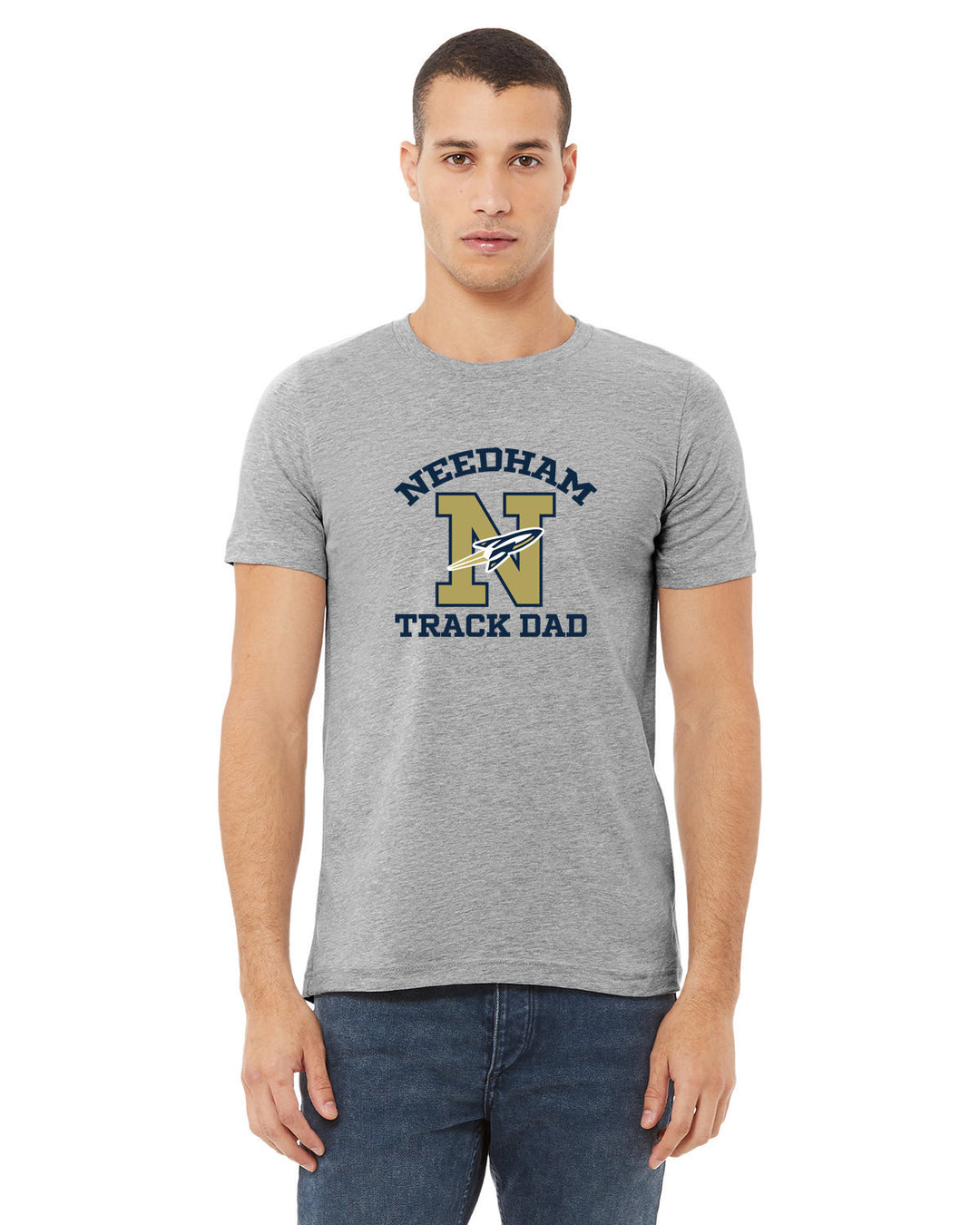 Needham "Track Dad" T-Shirt (3001CVC)