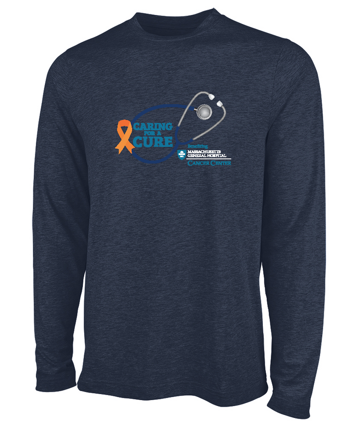 Caring for a Cure Mens Comfort Core Long Sleeve (3330)