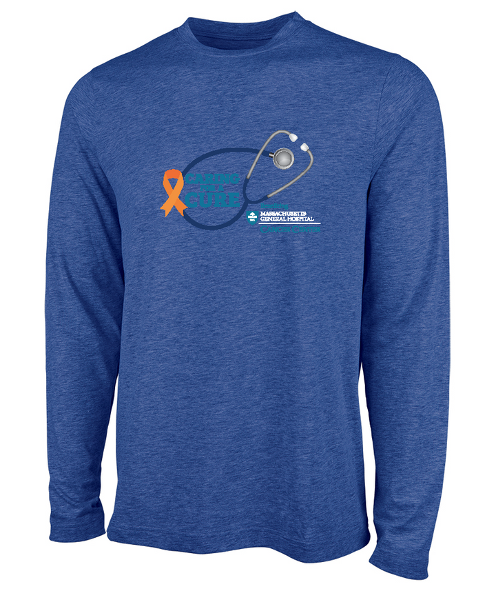 Caring for a Cure Mens Comfort Core Long Sleeve (3330)