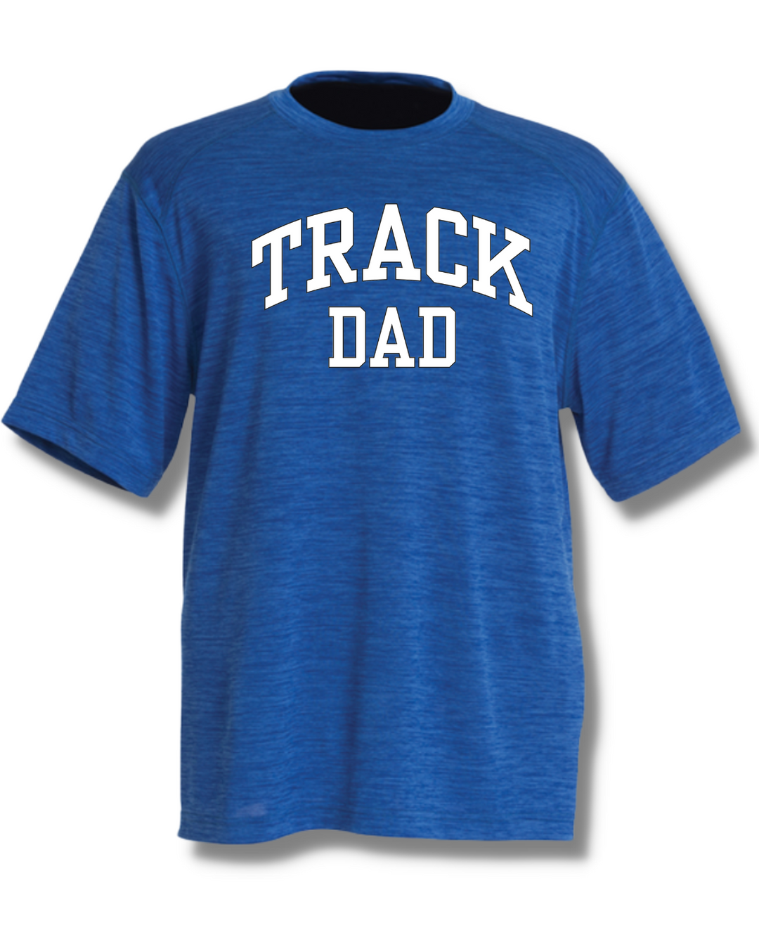 Track Dad Mens Space Dye Performance Tee (3764)
